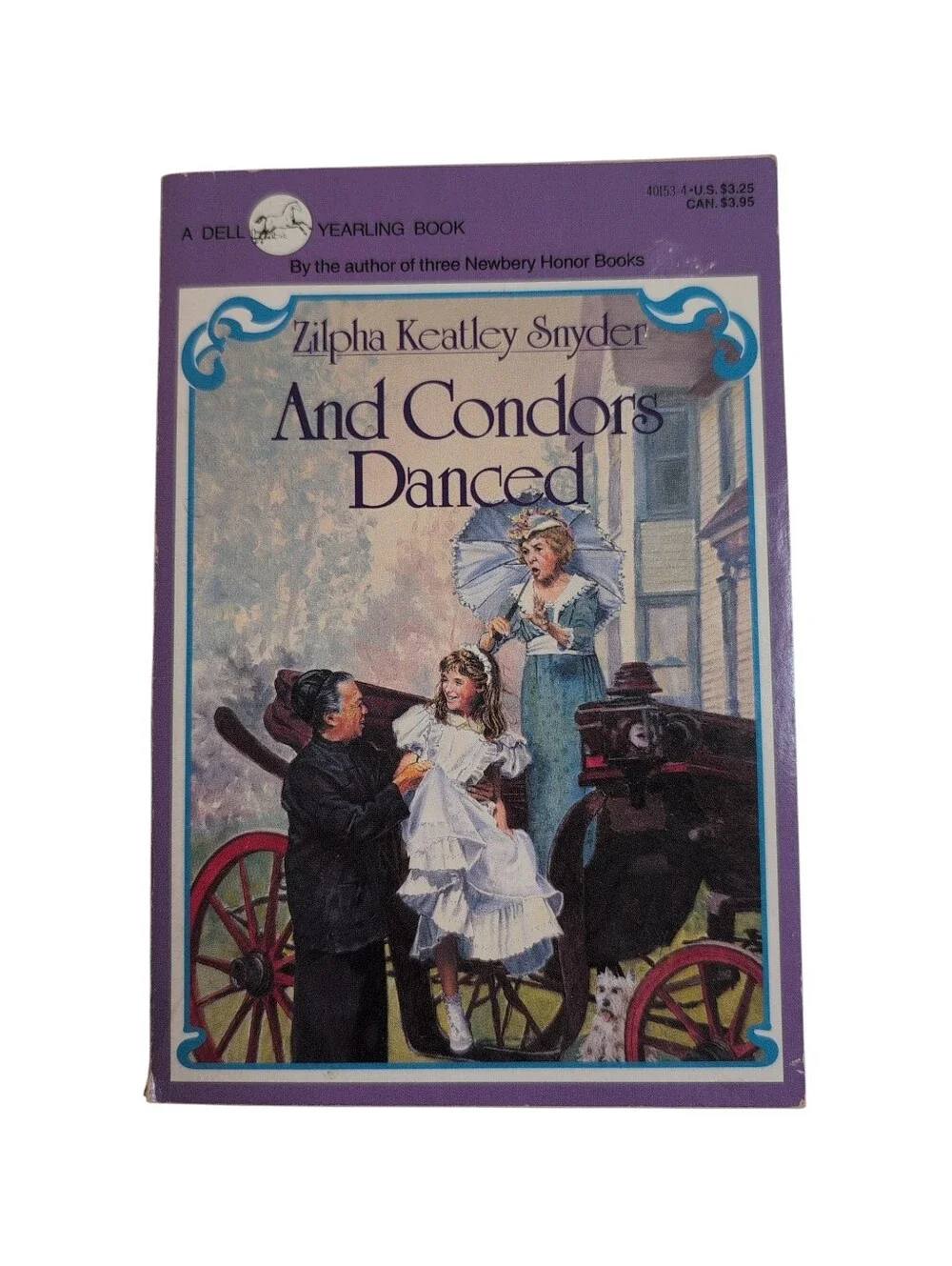 🍁2/$7🍁And Condors Danced By Zilpha Keatley Snyder